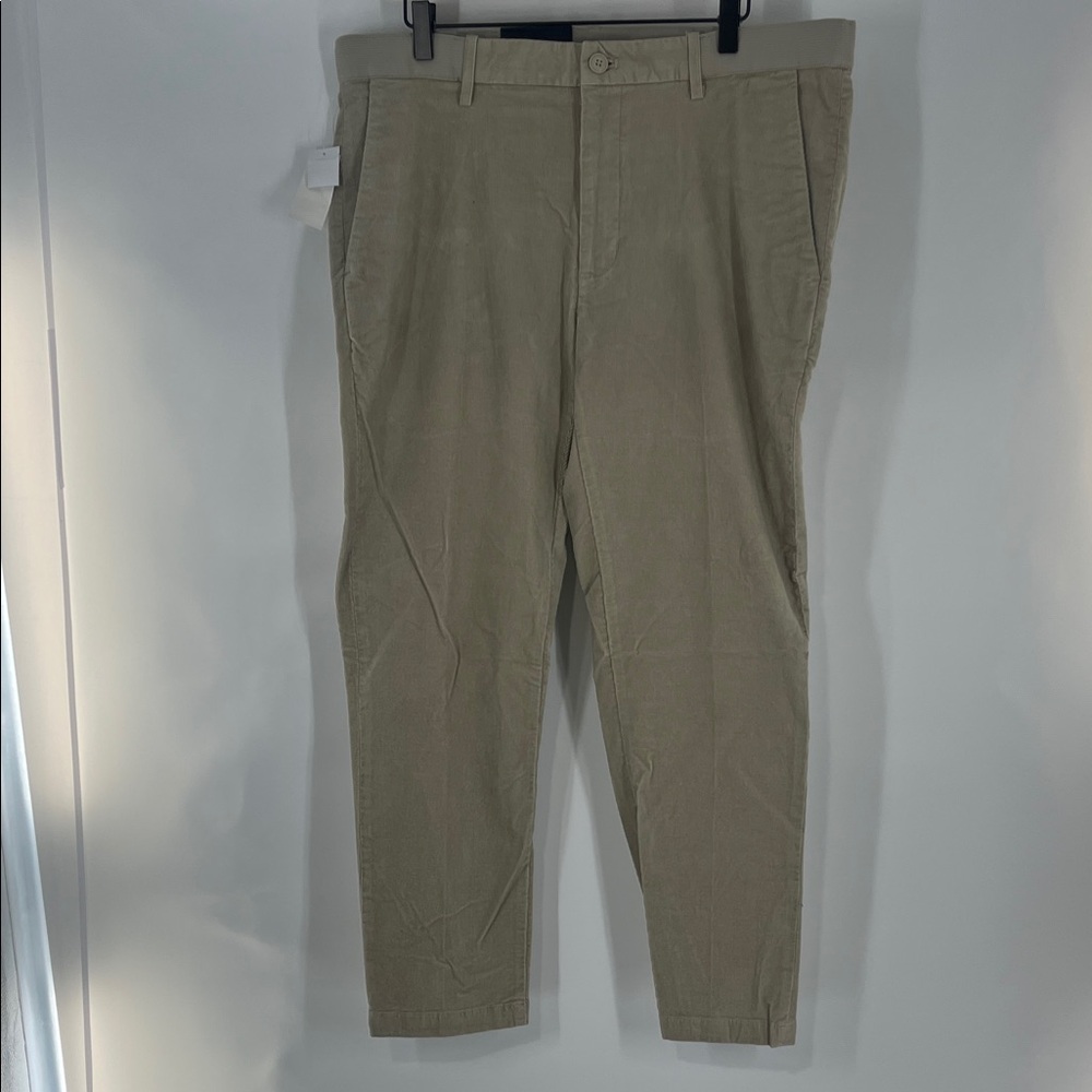 Cremieux Cream Corduroy Pants Size 38 NWT